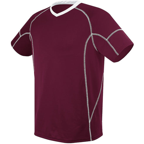 Russell Athletic Kinetic Jersey (322820-C), Color 'Maroon/White'